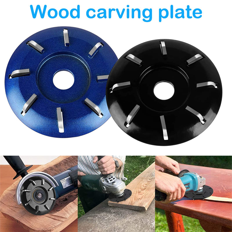 Arinda Goat Hoof Trimmers Tool - Professional Electric Hoof Trimming Disc, Metal Wood Carving Tools for Angle Grinder Attchments, Horses Cow Foot Repair (Blue 8 Teeth) Blue 8 Teeth - PawsPlanet Australia