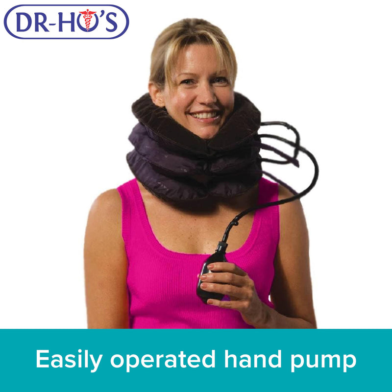 Dr-Ho's Neck Comforter – Dr-Ho's Neck Comforter – Cervical Traction Device for Pain & Posture Support – Inflatable Traction Equipment, Adjustable Stretcher for Home Use