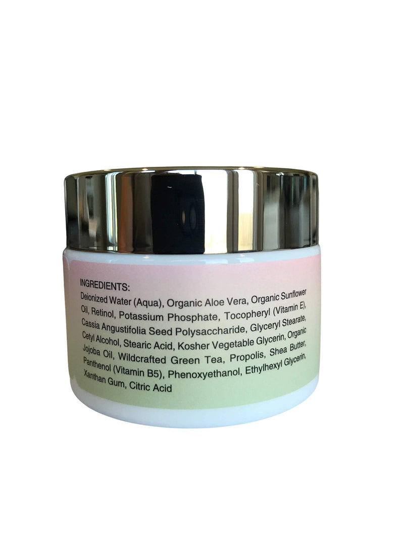 Retinol Anti-Aging Cream – With Hyaluronic Acid, Shea Butter, Vitamin E & Green Tea | Hydrating, Nourishing & Wrinkle-Reducing | 20% of Profits Donated to USA Children’s Charities | 1.7oz