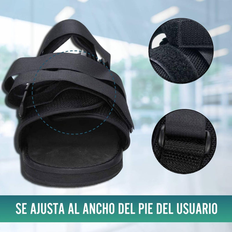[Australia] - OrtoPrime Post-Operative Shoe with Adjustable Stem Orthopedic Shoes for Foot Surgery Double-Sided Post-Surgical Shoe (Size L (42-44) TALLA L (42-44) 