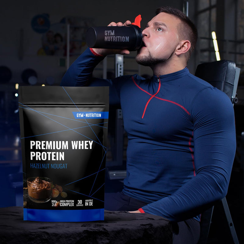 [Australia] - Premium Whey Protein - protein powder - laboratory tested - bottled in Germany - developed by nutritionists (hazelnut nougat) hazelnut nougat 