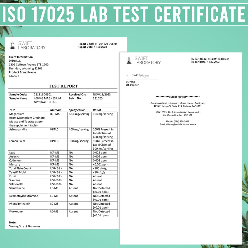 [Australia] - Adndale 90 CT Magnesium Glycinate Gummies 400 mg/Serv with Ashwagandha, Magnesium Malate & Taurate, Sugar Free Chews for Adults & Kids. Mixed Berry 90 Count (Pack of 1) 
