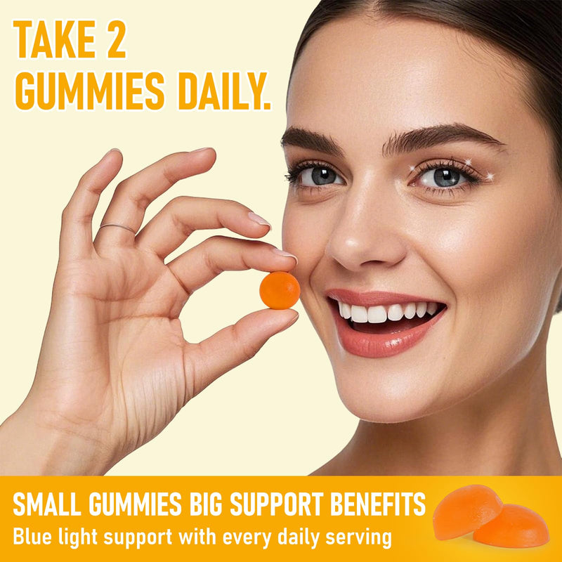 Lutein and Zeaxanthin Supplement  40 mg Lutein & 8 mg Zeaxanthin Eye Vitamins with Vitamins C, E, Zinc, Omega-3 & CoQ10 for Blue Light Protection 60 Gummy