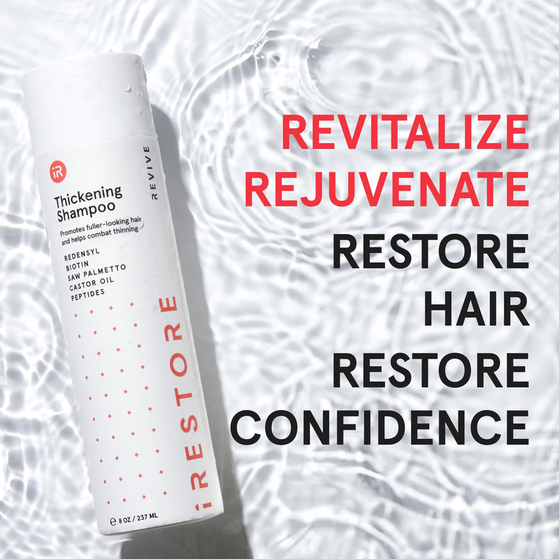 iRestore Anti Hair Loss and Thinning Shampoo - Biotin Formula for Hair Growth, Thickening and Volumizing for Men & Women Fresh 8 Fl Oz (Pack of 1)