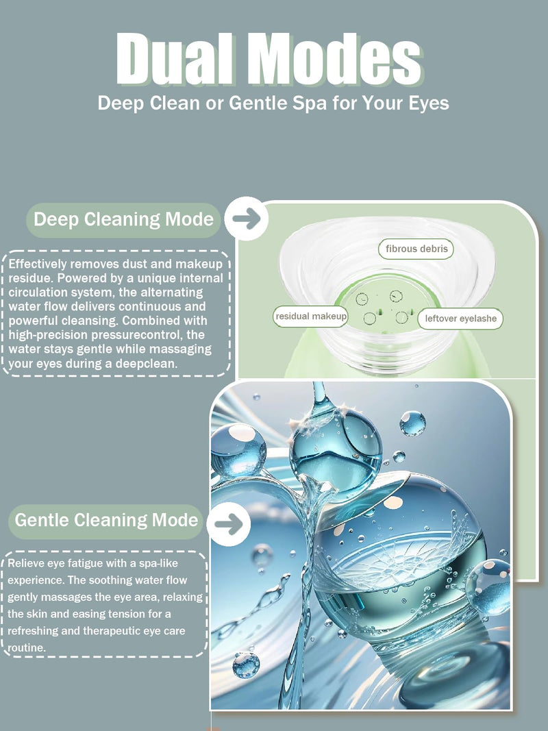 [Australia] - EC Electric Eye Wash Station with Dual Clean Modes‚ÄìEye SPA Automatic with Silicone Rechargeable Eyewash Rinse Cup Portable Daily Care Device for Dry Eyes, Emergency Use, Lab, Workshop 