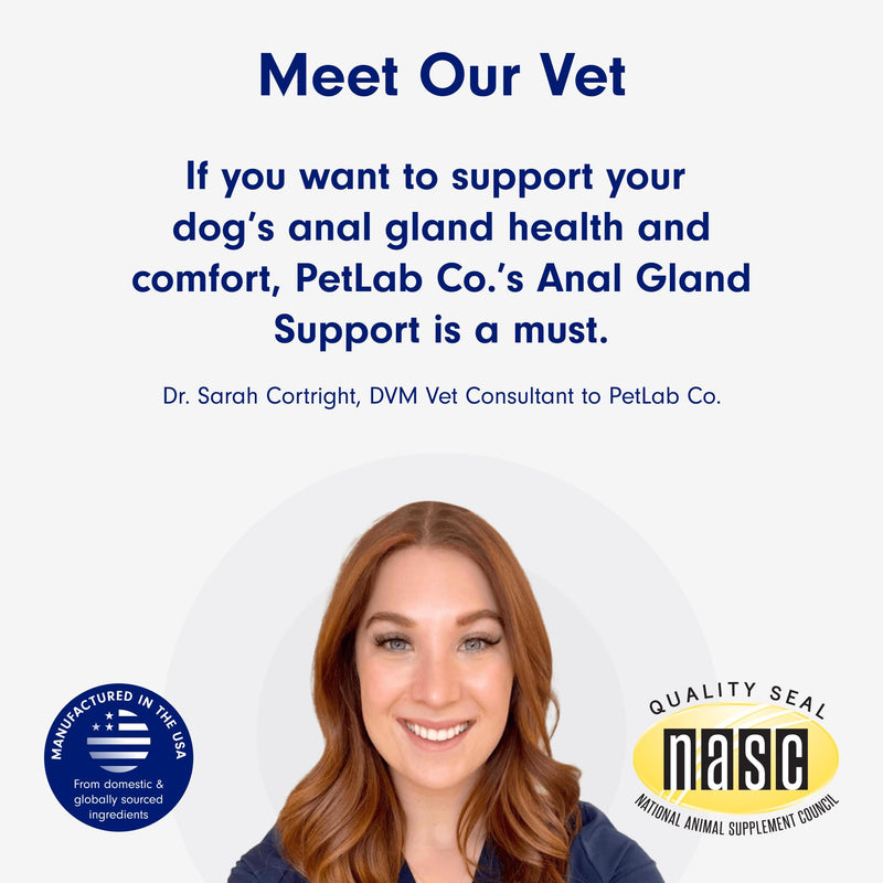 PetLab Co. Anal Gland Support Tailored Powder – Supports Anal Gland Health and Optimizes Stool Consistency - Easy to Use - Helps Target Scooting & Fishy Rears – for Medium Dogs - PawsPlanet Australia