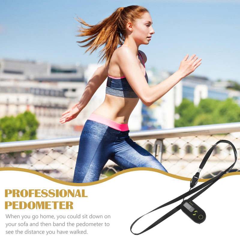 [Australia] - Kisangel Digital Counter Sports Ladder E Clips Step and Calorie Counter Clip on Pedometers Step Tracker Tool Gift Treadmill Black Miss Intelligent Monitor Mini Tools Sports Pocket Tools 