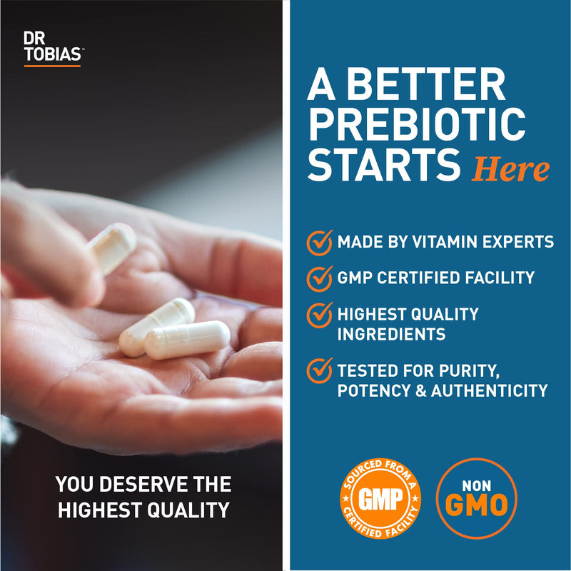 Dr. Tobias Probiotics 30 Billion & Prebiotics Supporting Digestion & Gut Health