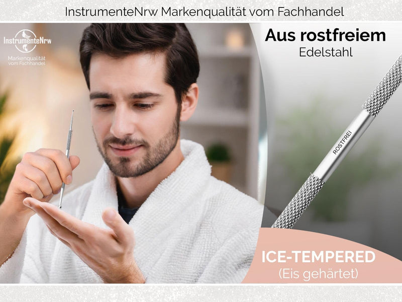 [Australia] - Professional acupuncture pen set 2-piece acupressure pen - stainless steel 