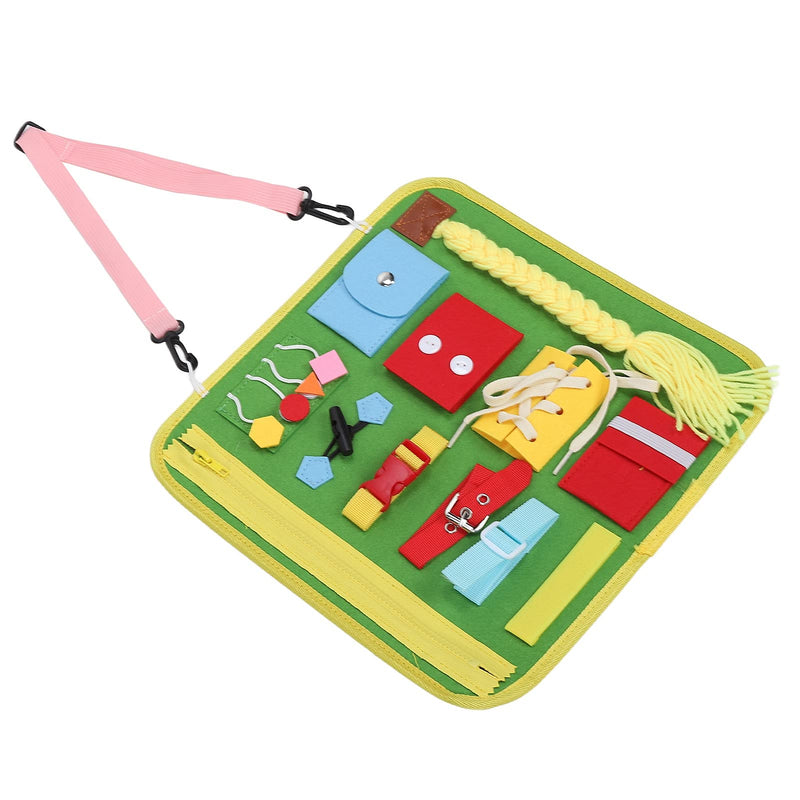 [Australia] - Uxsiya Dementia Sensory Board, Educational Sensory Toy Alzheimer Patient Anxiety Sensory Blanket Memory Learning Board Alzheimer Sensory Pad 