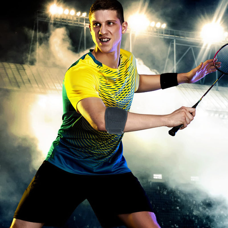 MOONSMILE Tennis Elbow Braces for Tendonitis and Tennis Elbow,Tennis Elbow Support Neoprene Wraps Band Relief,G-2 Black