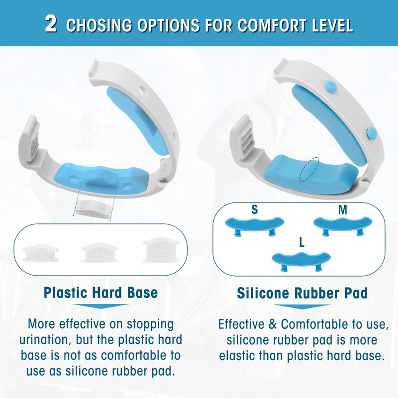 [Australia] - Incontinence Clamp - Comfortable & User-Friendly - Boost Your Confidence All Day Long-Clamp for Incontinence - Men’s Incontinence Solutions-Two Adjustable Wearing Modes with Three Sizes Each. 