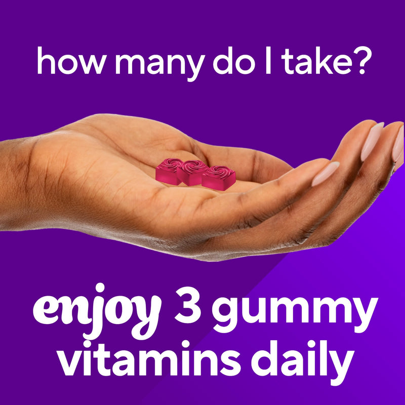 Vitafusion Hair Skin and Nails Vitamins | Biotin 5000mcg | 135 Gummies Raspberry 135 Count (Pack of 1)