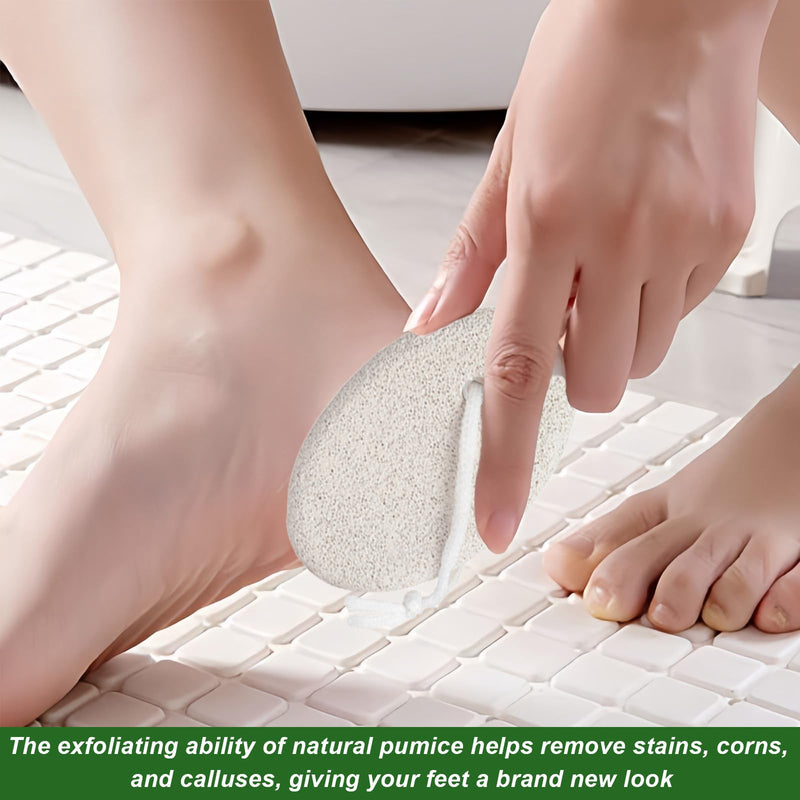 [Australia] - Natural pumice stone, 2 pieces of foot care, pumice stone foot care, callus remover, coarse calluses, pumice stone, pumice stone, pumice stone callus remover pumice stone, natural foot for foot care or the hand 