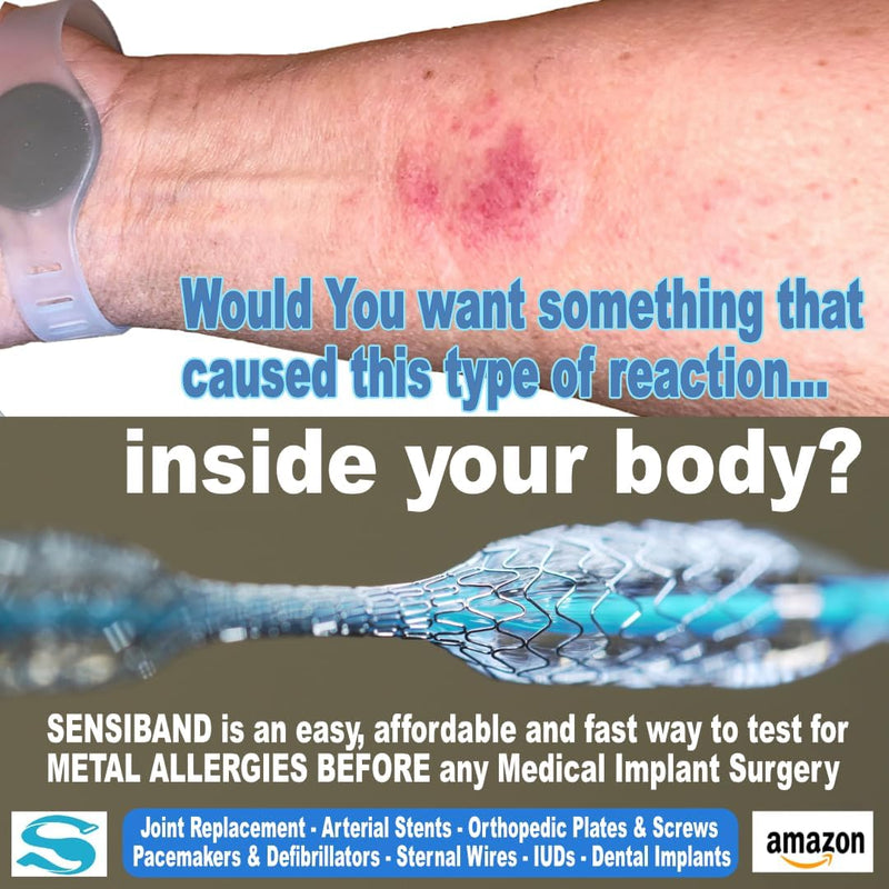 Piercing&Jewelry Allergy Test Kit-Test At Home or Anywhere -Tests for 4 Common Metals Used in Piercings and Jewelry -Order at Least 2 Weeks Before Piercing -See Your Own Results No Mailing Samples