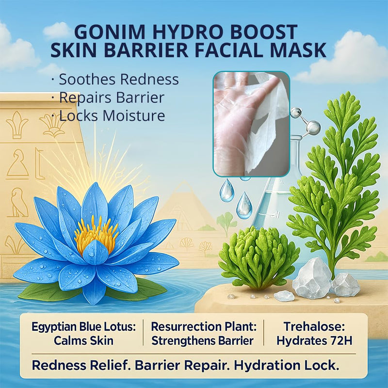 Korean Face Mask, Hydrating Face Mask Sheet with Hyaluronic Acid | Face masks for women with collagen activation and vitamin C; moisturizing facial mask for skin care, 30mlx10pcs 1 Count (Pack of 10)