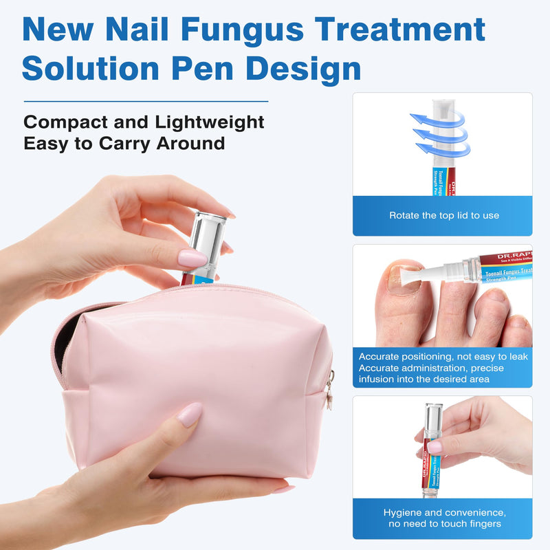[Australia] - Toenail Fungi Treatment Extra Strength - Fungi Nail Pen Antifungal Repair for Damaged Nails, Fast-Acting Solution for Toe & Fingernail Fungi, Ideal for Nail Health Concerns Athletes 5ml/0.18FLOZ 3Pcs 1 Count (Pack of 3) 