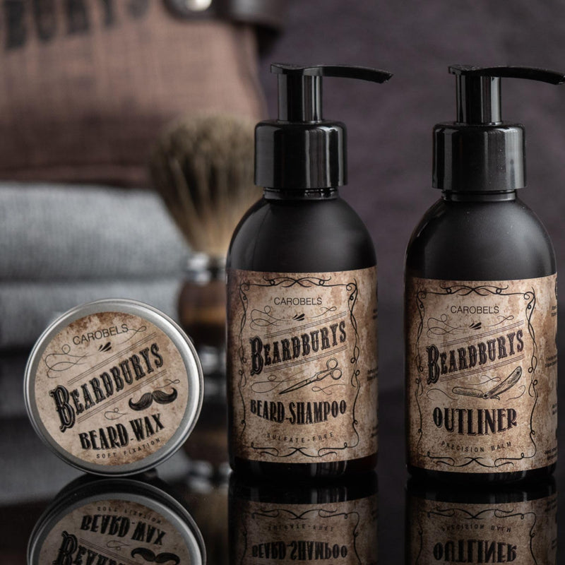 [Australia] - Beardburys Soft Fixing Beard and Mustache Wax, Natural Hold, Lightweight Formula, Easy Styling, Paraben Free, Suitable for All Beard Types - 50g 