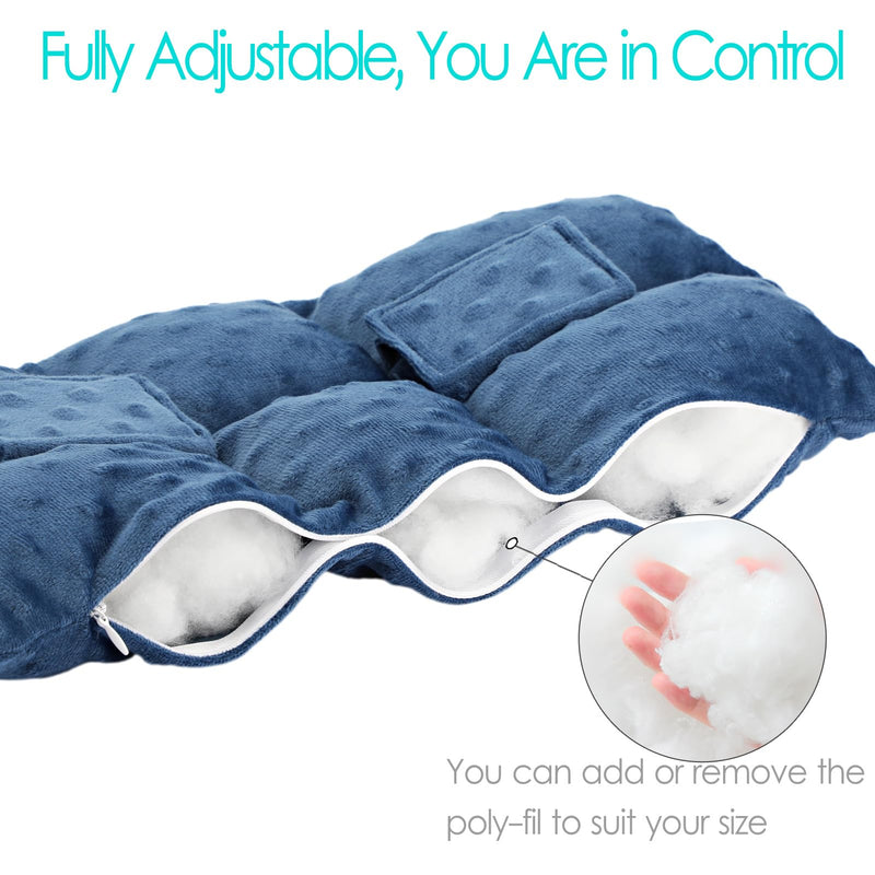 Ostomy Seat Belt Pillow Stoma Seatbelt Protector Ostomy Bag Cover Pillow for Driving Ileostomy Ostomy Support Pillow Urostomy Supplies Car Women Men Minky Dot Denim Blue