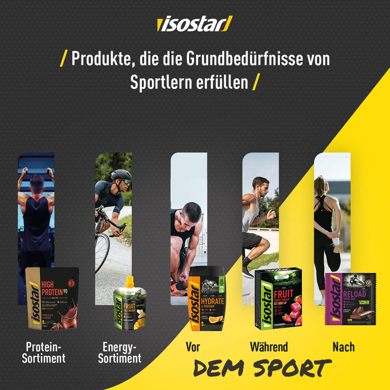 [Australia] - Isostar - Hydrate & Perform Powertabs with orange flavor - effervescent tablets for isotonic drinks - 10 tablets - 190908 Orange 