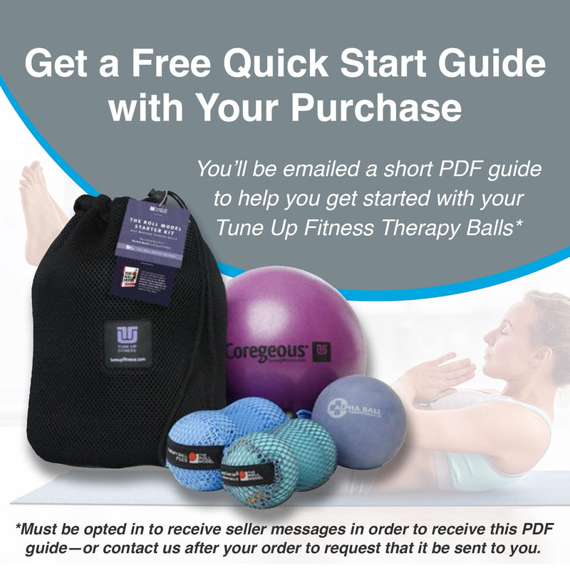[Australia] - Tune Up Fitness – Alpha Twin Set in Tote | Larger Sized Yoga Massage Therapy Balls | Trigger Point Ball, Myofascial Release and Pain Relief for Upper & Lower Back, IT Band, QL, Hamstrings, Glutes 