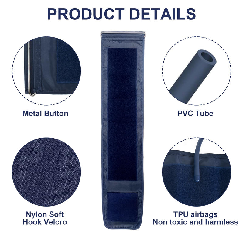 [Australia] - Blood pressure cuff replacement, 1 piece, blood pressure monitor, upper arm blood pressure cuff, Velcro cuff, 22-52 cm, extra large cuff, compatible with most blood pressure monitors (BP device not included). 