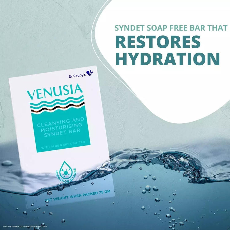 Venusia Cleansing & Moisturising Syndet Bar