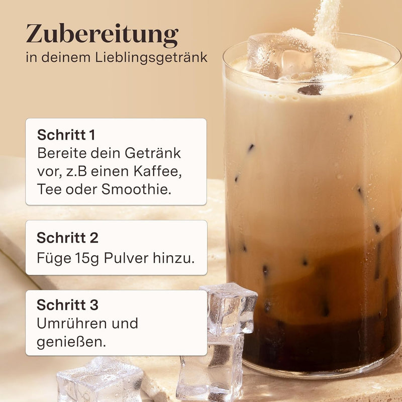 [Australia] - Glow25® Collagen Powder Vanilla [450g] - The Original - Premium Collagen Hydrolyzate - Peptides Type 1 and 3 - Perfect Solubility Vanilla (450g) 