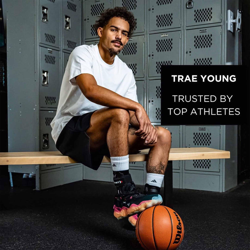 [Australia] - Zamst A2-DX Sports Ankle Brace with Protective Guards For High Ankle Sprains and Chronic Ankle Instability-for Basketball, Volleyball, Lacrosse, Football-Black, Size, Right and Left Specific Medium - Right Black 