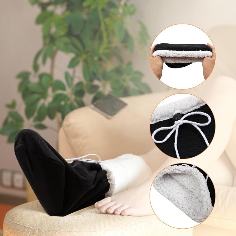 [Australia] - Nogsay Plaster Toe Protector Socks, Plaster Socks, Plaster Toe Protector Socks for Men and Women, Cast Sock Toe Cover, Soft Thick, Plush Foot Warmer, Plaster Hiking Boots Protection 
