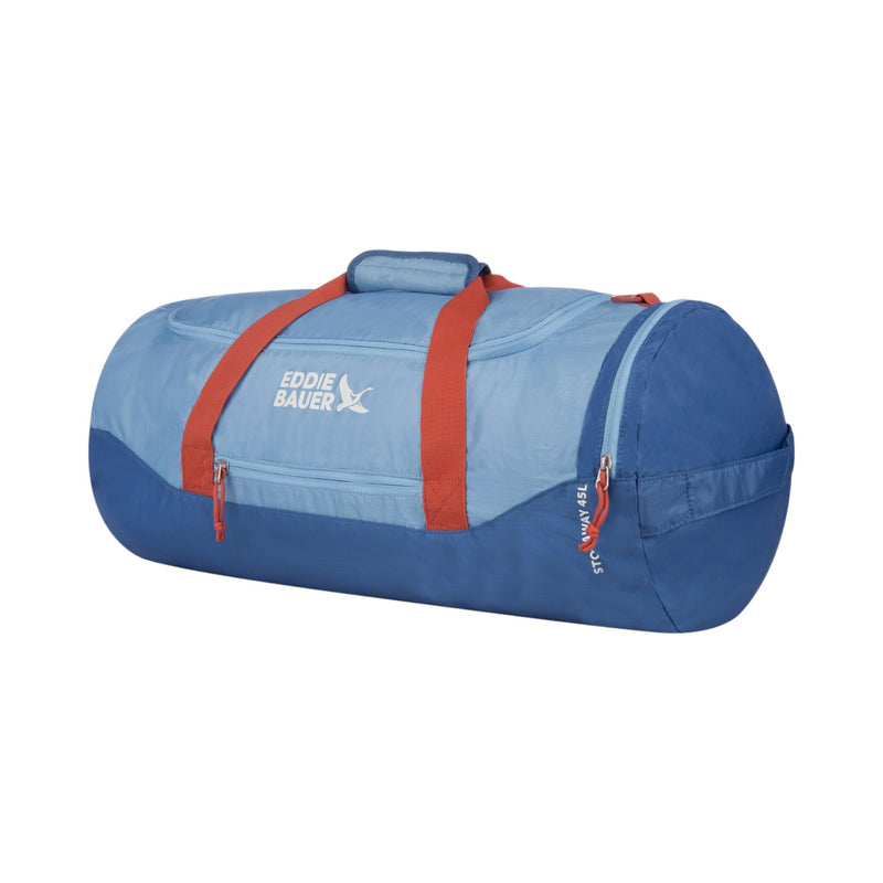 Eddie Bauer Stowaway Packable Duffel Bag | Travel | Foldable | Lightweight | Durable | Ripstop Polyester Coast
