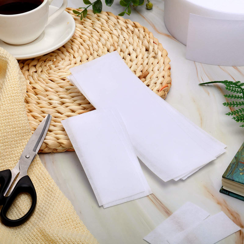 Maitys Wax Strips Roll, Non Woven Muslin Strips for Body and Facial Hair Removal, 2.75" x 50 Yards, White