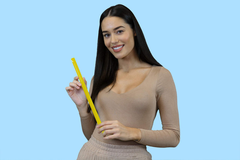[Australia] - Yellow Vocal Tubes for Speech Therapy and Singing - Therapy Straws for Vocal Health - Set of 2 Silicone Tubes for water resistant Voice Therapy and singing training 