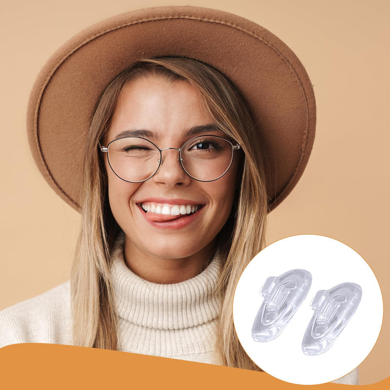[Australia] - Fsttre Glasses Nose Pads Silicone Glasses Pads Glasses Nose Pads Soft Transparent Non-Slip Nose Pads Glasses for Glasses Sunglasses Non-Slip Glasses Stopper Nose Pad Glasses Accessories 6 