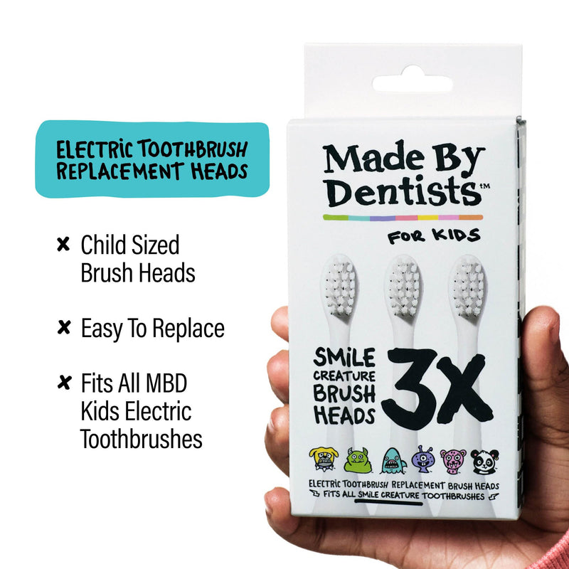 [Australia] - Kids Electric Toothbrush - Rechargeable Vibrating Toothbrush with Timer, Includes 6 Replacement Heads, Gently Cleans Little Teeth, for Girls and Boys, Kids & Toddlers Age 2+, Shark 