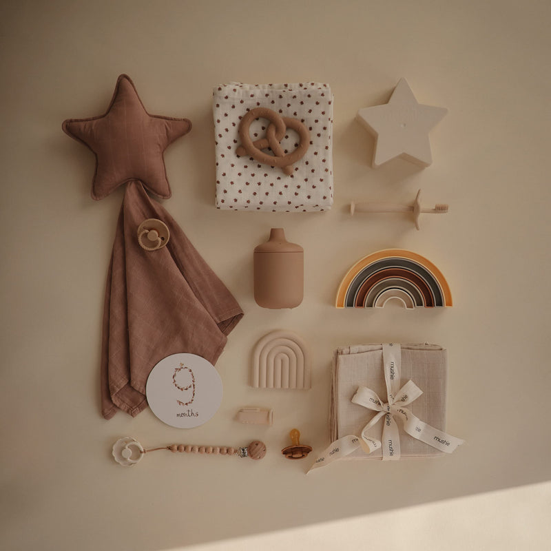 [Australia] - mushie Silicone Baby Teether Toy | Pretzel 