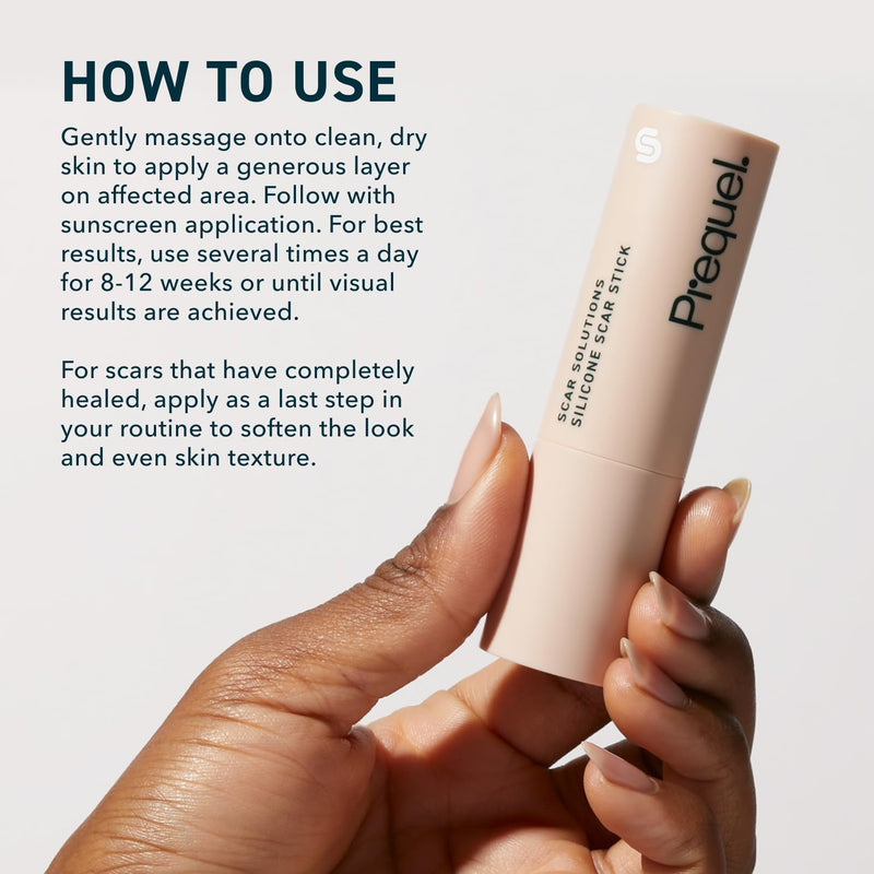 [Australia] - Skin Scar Solutions 60% Silicone Scar Stick. Thick Solid Velvety Film for Scars. Formula Infused with Centella Asiatica Extracts and Vitamin E. Soothing and Occlusive 