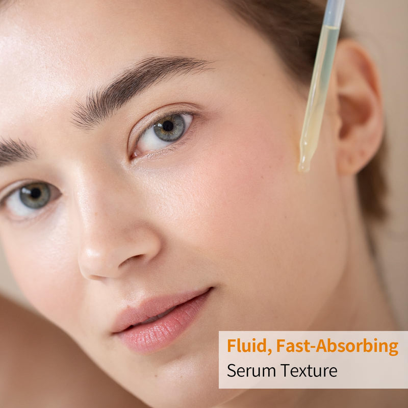 Glutathione Vitamin Concentrated Serum - Fade Acne Scars & Dark Spots, Brightening Face Serum with Niacinamide