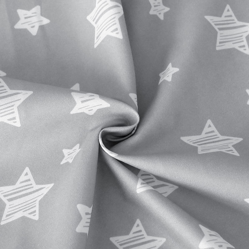 [Australia] - 2 Pack Nursing Pillow Cover Grey and Navy for Infant, Snug Fits Boppy Nursing Pillows, Breastfeeding Nursing Pillow Slipcovers Super Soft, for Breastfeeding Moms, with Star Print 