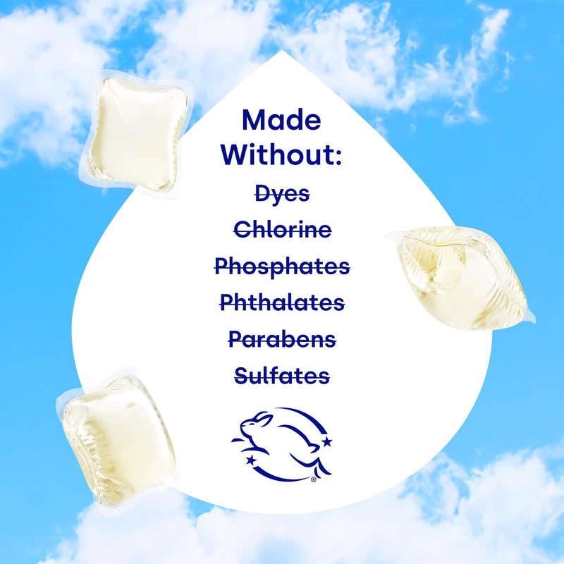 [Australia] - Dropps Stain & Odor Laundry Detergent Pods: Clean & Crisp | 64 Count | HE Compatible + All Washers | Cold Wash + All Temperatures | Tackles Tough Odors | Low Waste Packaging 64 Count (Pack of 1) 
