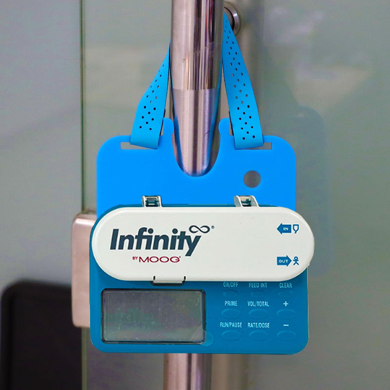 [Australia] - PIAOLGYI G-Tube Pump Hanger for 500ML&1200ML Bags,Feeding Pump Holder for G Tube Feeding Pump Hanger,Blue(Only G-Tube Pump Hanger) 