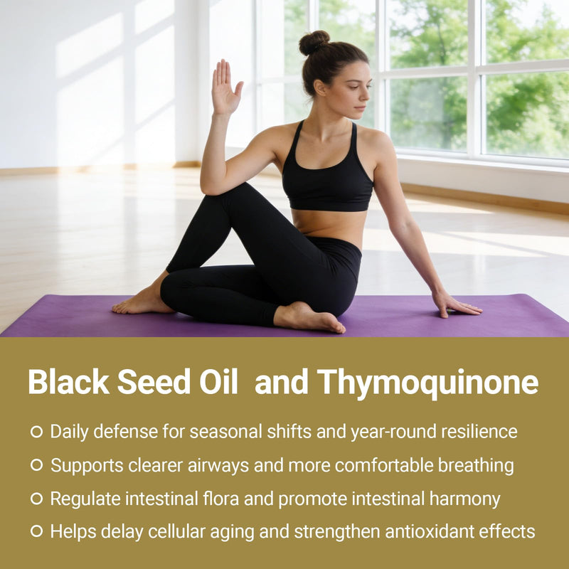 Ethiopian Black Seed Oil 2000mg, Cold & Freshly Pressed, Up to 5X% Strength Thymoquinone, Pure Extra Virgin Cumin Black Seed Oil(Nigella Sativa Oil), for Blood Pressure, Boost Immunity for Men Women