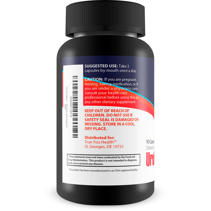 URO Pro Max - Natural Prostate Support for Men - Aid Bladder Control Day & Night - Prostate Health Support - Promote Healthy Prostate Function - Support Healthy Fluid Balance - Prostate Size Support