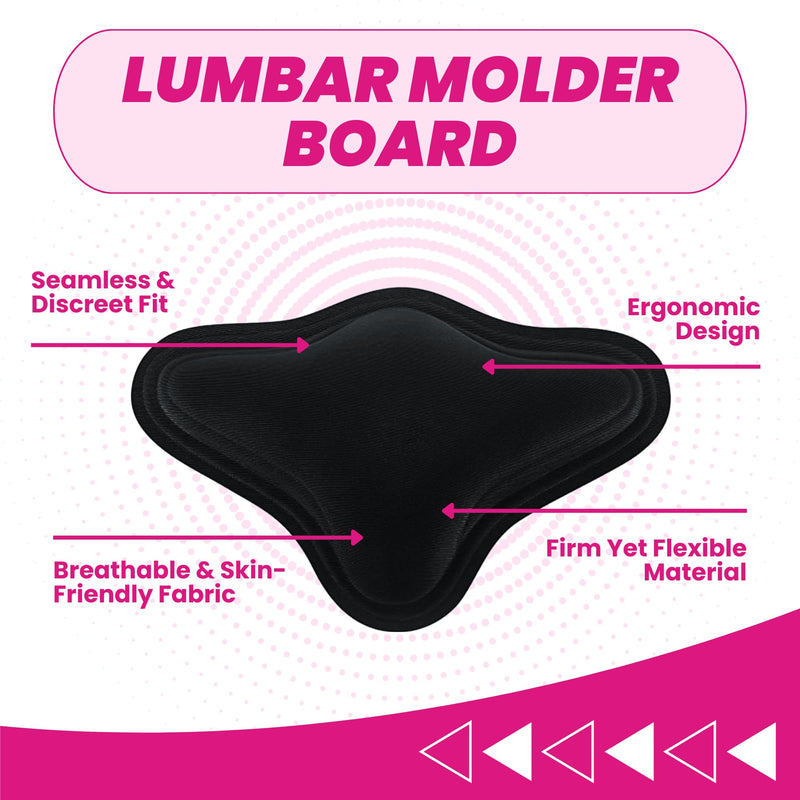 [Australia] - My Booty pillow Lipo Foam Pads Post Surgery Ab Board Liposuction Flattening Abdominal Compression Garments (BBL SUPPLIES: 1 Fattening ab board,1 BBL molder backboard, 3 pack lipo foam (Black) 