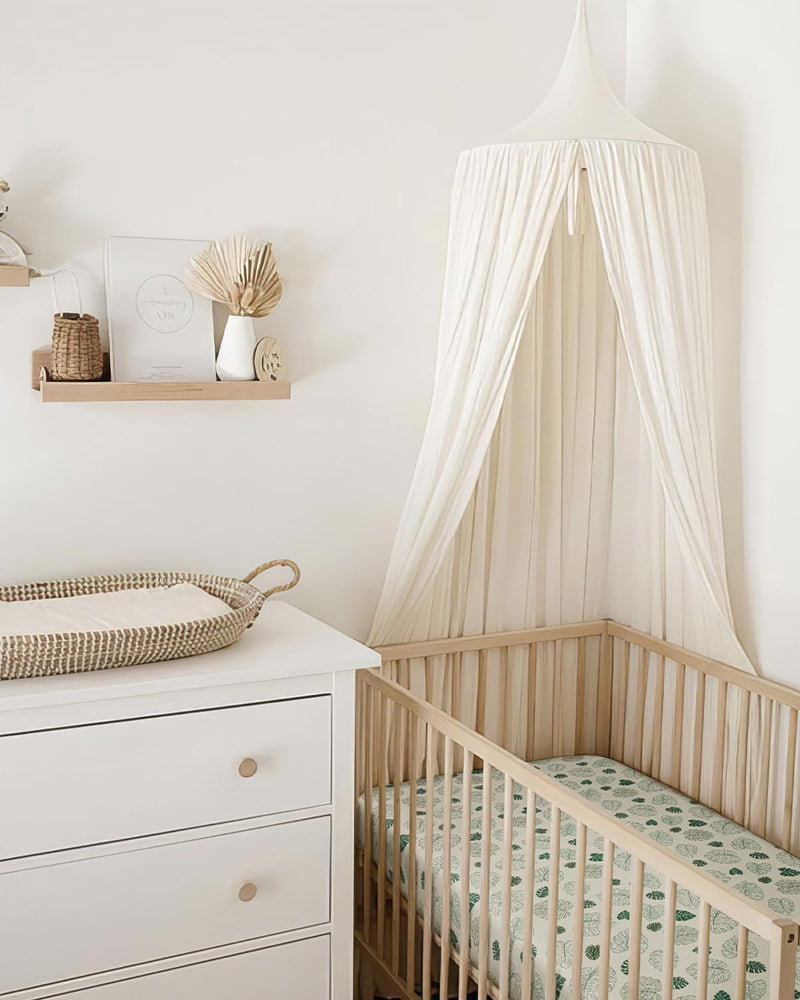 [Australia] - Muslin Crib Sheets, Cotton Neutral Crib Sheet for Baby Girls and Boys, Fitted for Standard Crib Mattress & Toddler Bed Mattress (52"x28"), Soft and Breathable, 2 Pack(Monstera&Dark Green) Monstera & Dark Green Crib Sheets 2 Pack 