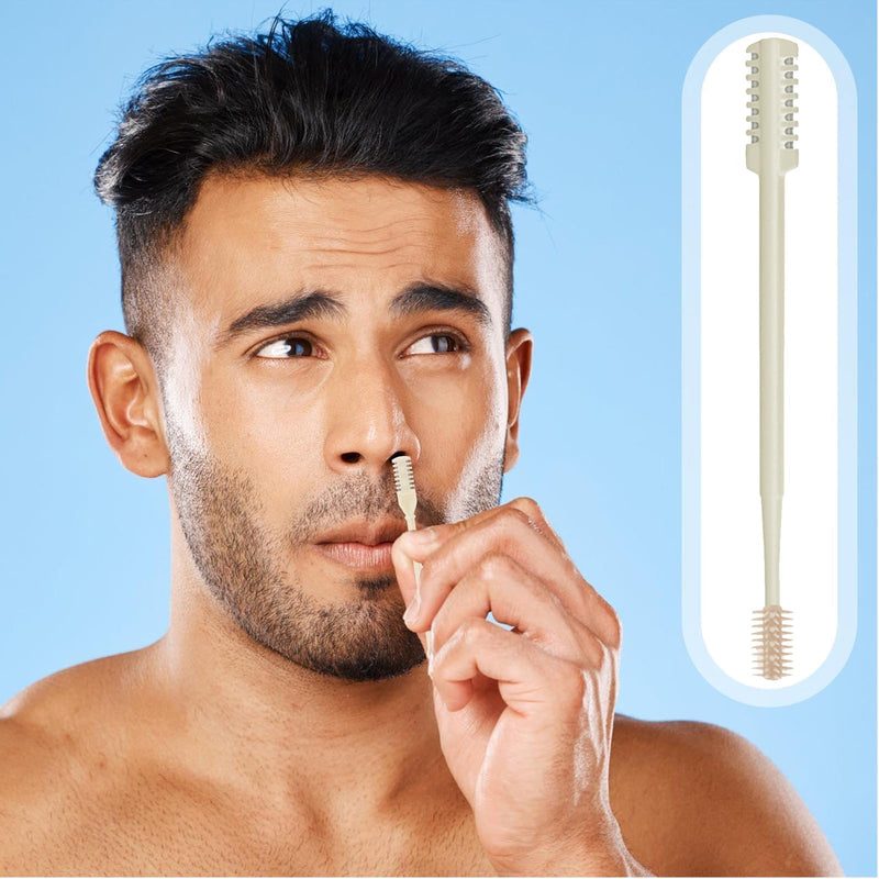 [Australia] - Auiremrti 3 piece nose hair trimmer set - double-sided nose hair knife, effective nose hair remover for men and women, practical nose razor tool 