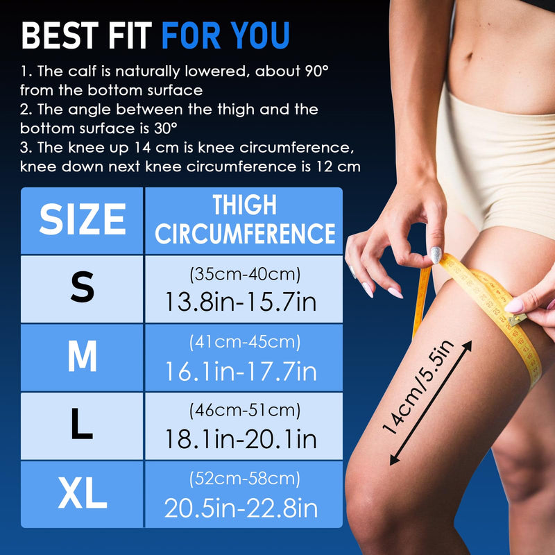 [Australia] - Pack of 2 non-slip knee bandage set, athletics knee bandage, breathable knee compression bandage, and supportive knee bandages, knee bandage for men/women, for running, jogging, sports, basketball (M) 