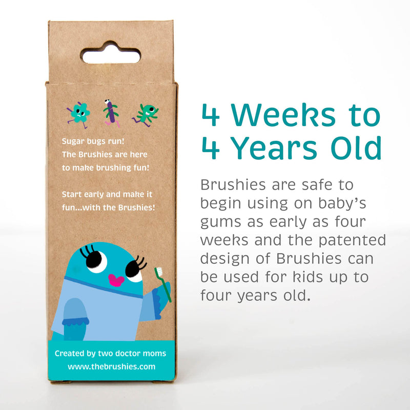 [Australia] - The Brushies Pinkey The Pig Toddler Toothbrush & Storybook Set/Dental Item and Book/Youth Tooth & Gum Care/Ages 4 Weeks to 4 Years 