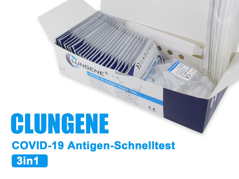[Australia] - 25 x Clungene Corona rapid test self-test, corona tests nose antigen rapid test, COVID-19 antigen rapid test, Covid 19 antigen rapid test + e-book (about health) 