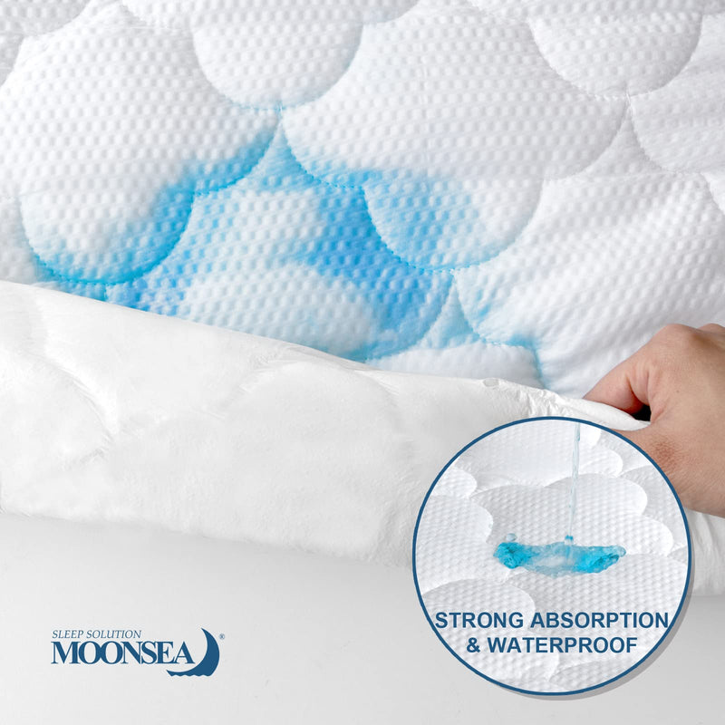 [Australia] - Toddler Travel Kids Air Mattress Pad Sheet Protector Waterproof, Compatible with hiccapop Inflatable Toddler Travel Bed or EnerPlex Kids Inflatable Travel Bed Microfiber Waterproof for hiccapop/EnerPlex toddler travel bed 